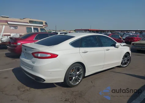 2014 Ford Fusion Titanium из США, поврежденный, VIN 3FA6P0K98ER194680